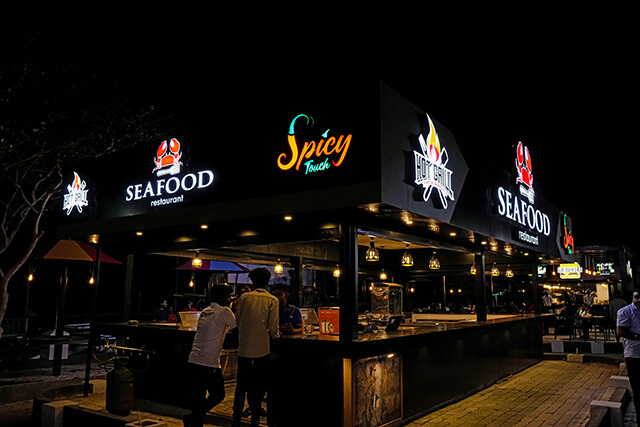 Spicy Touch at seashore food court
