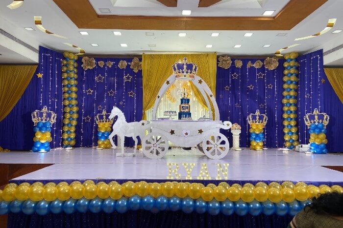 Banquet Hall Decoration for Birthday