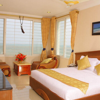 Extra Large sea view room at The Seashore Hotel Kanyakumari